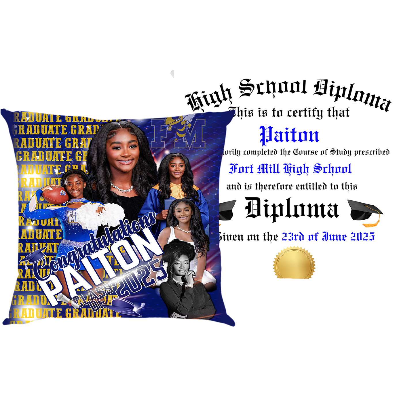 Paiton - Grad Pillow