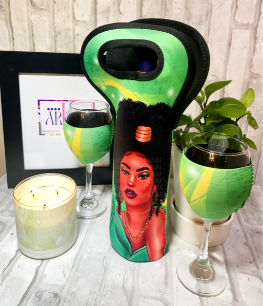 Custom Wine Tote