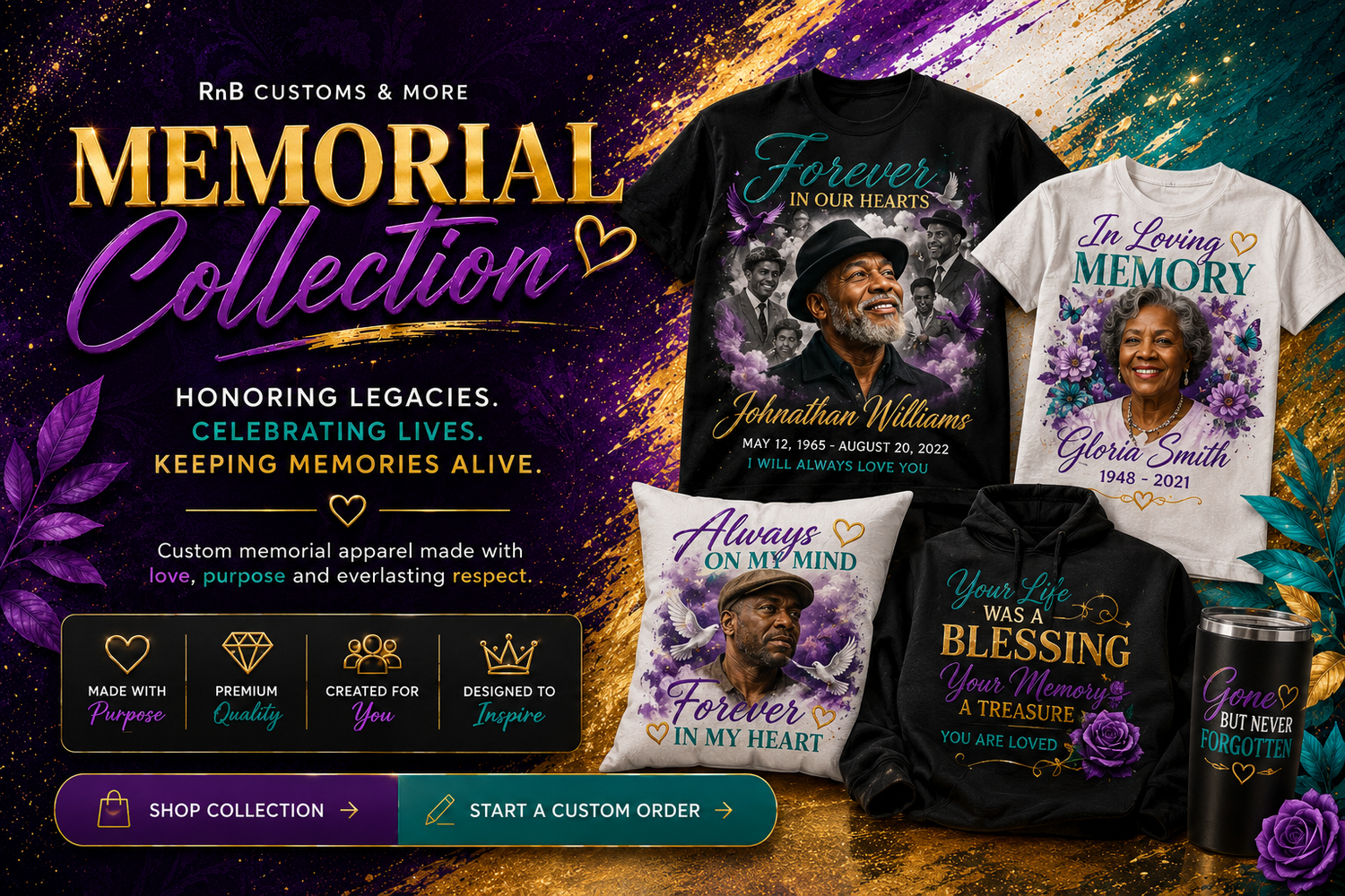 Custom Memorial  Collection