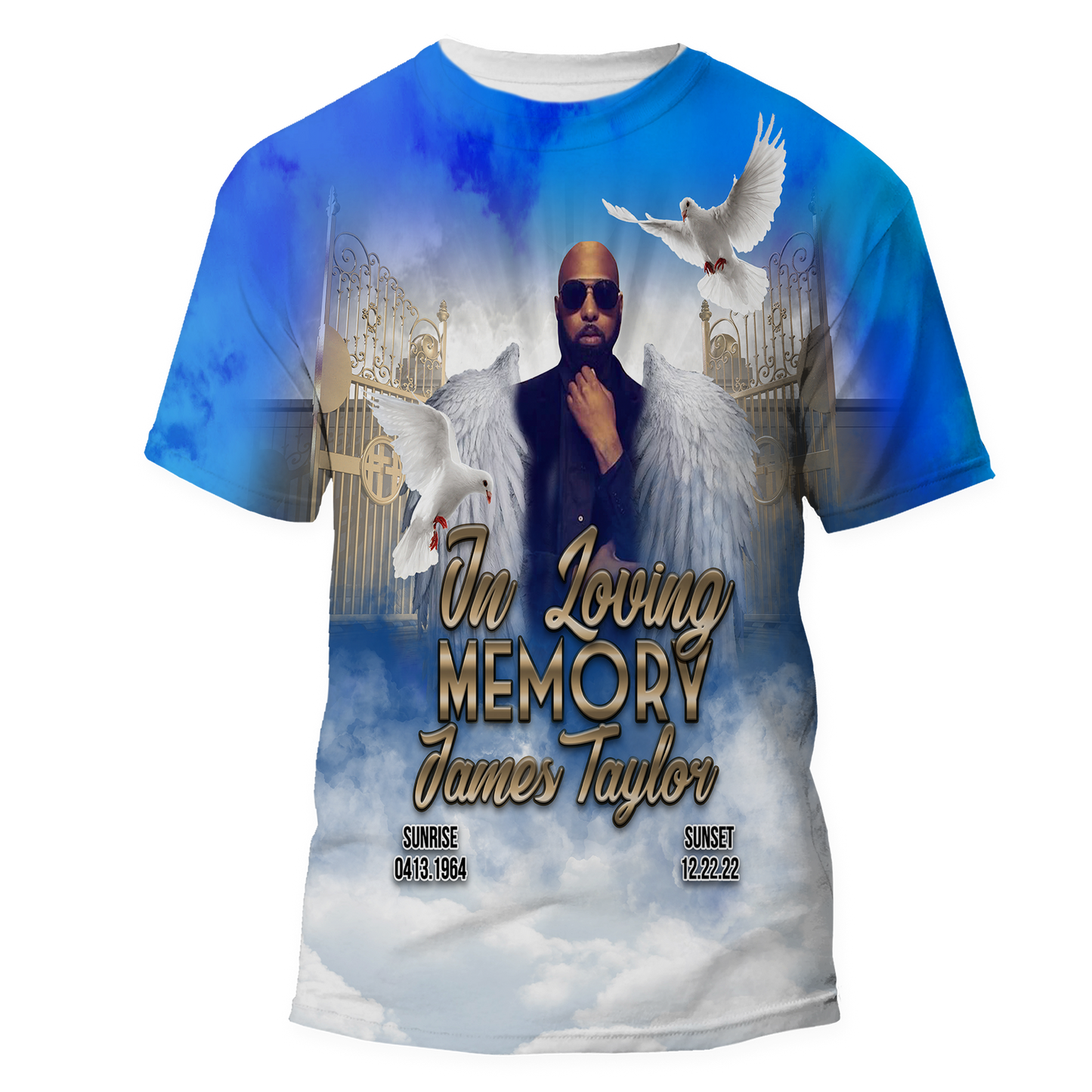 Custom Memorial Shirts - Bold Classic Edition