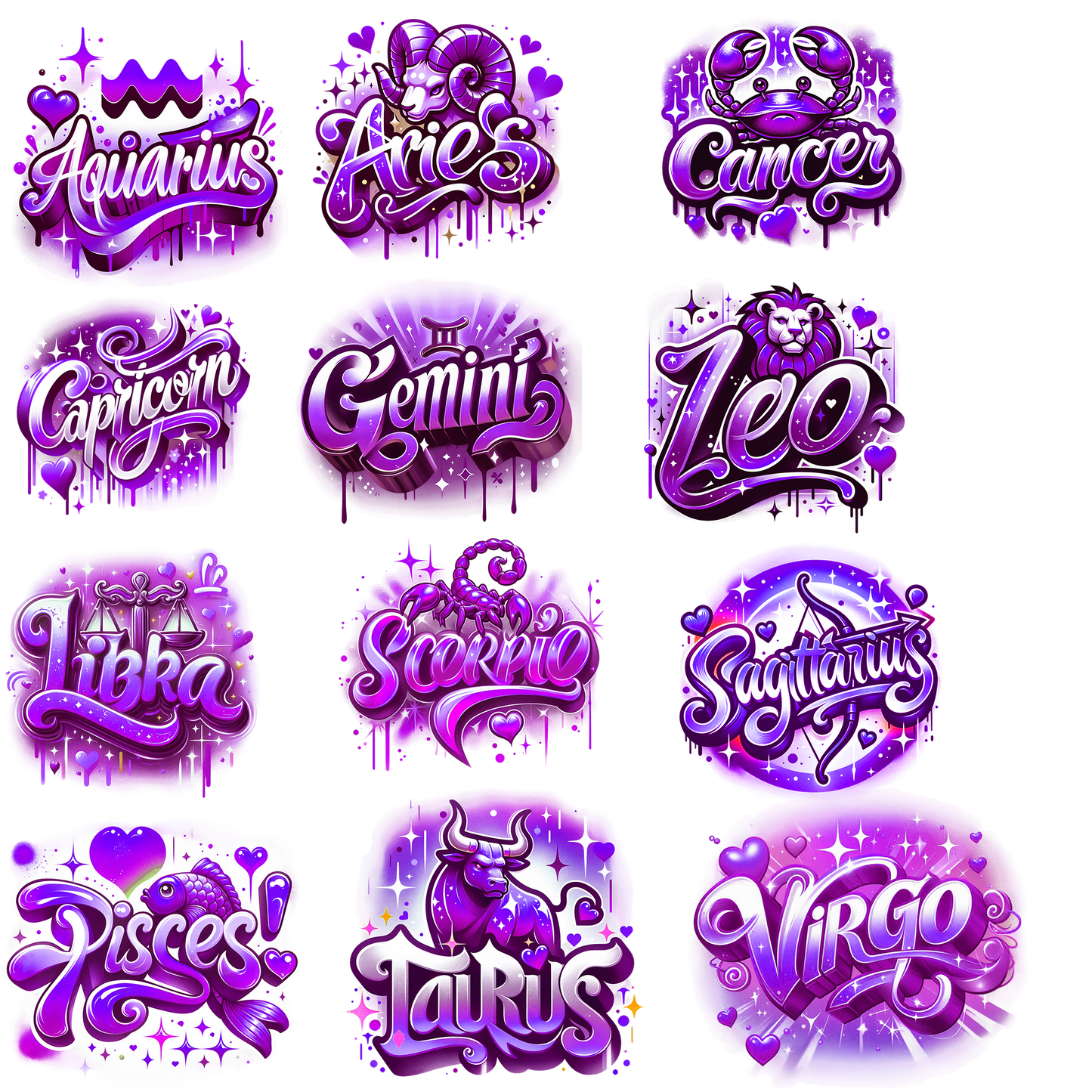 Horoscopes - Airbrushed Edition