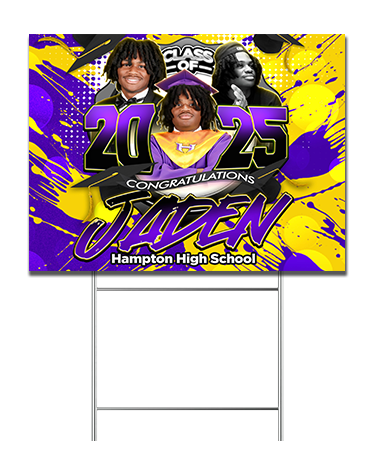 Jaden - Grad Yard Sign